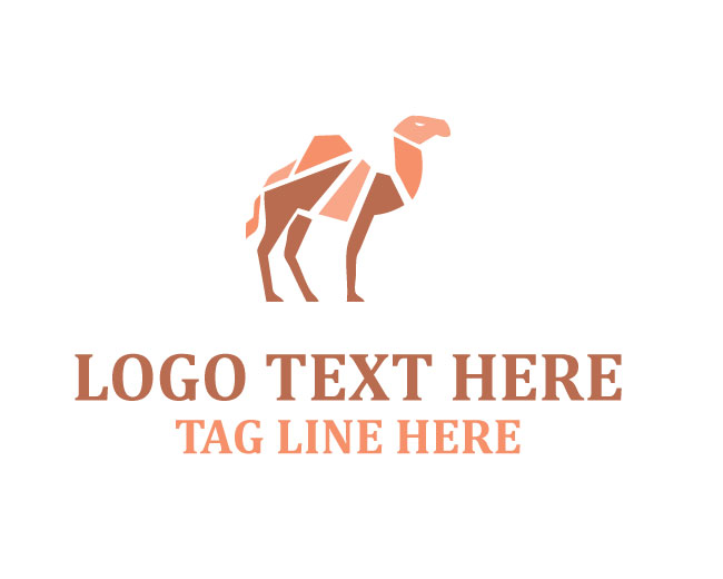 Iconic Geometric Camel Logo