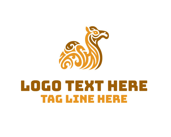  Luxury Tribal Camel Logo