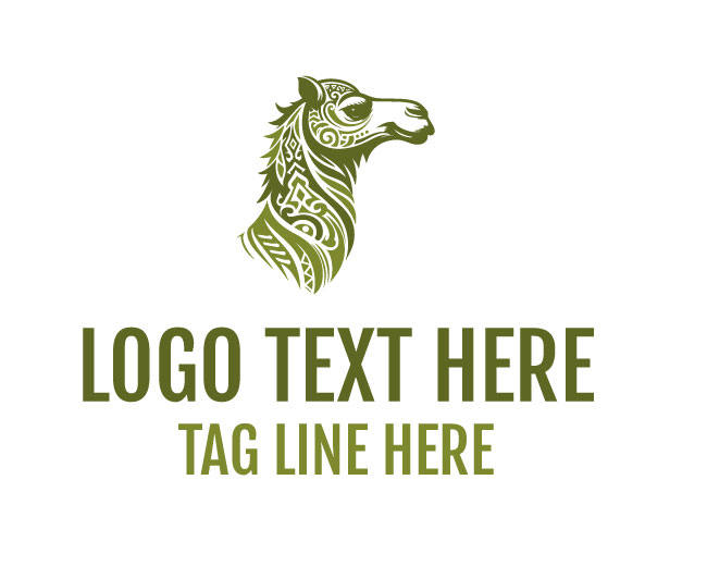  Elegant Tribal Camel Logo