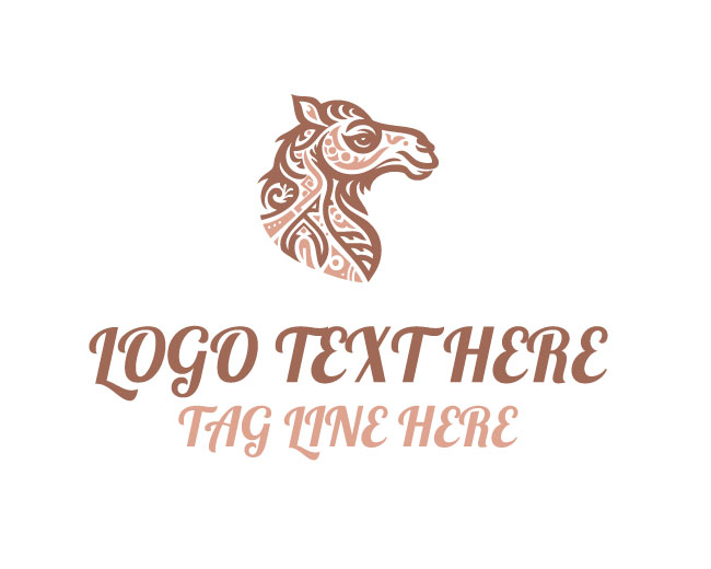 Ethnic Tribal Camel Logo