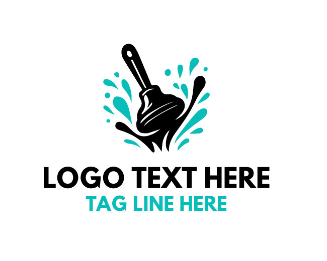Minimalist Plunger Logo