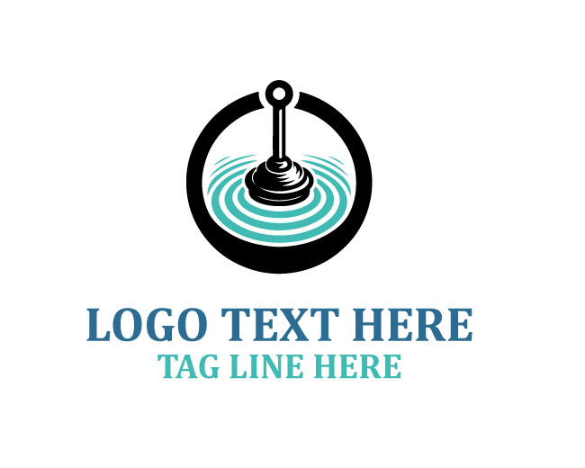 Sleek Plunger Logo