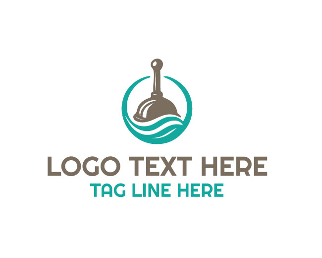 Plumbing Plunger Logo