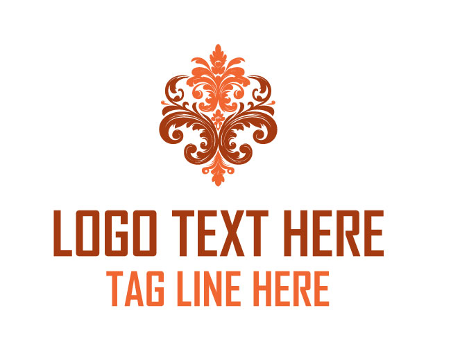 Elegant Floral Decorative Logo