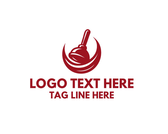Modern Service Plunger Logo