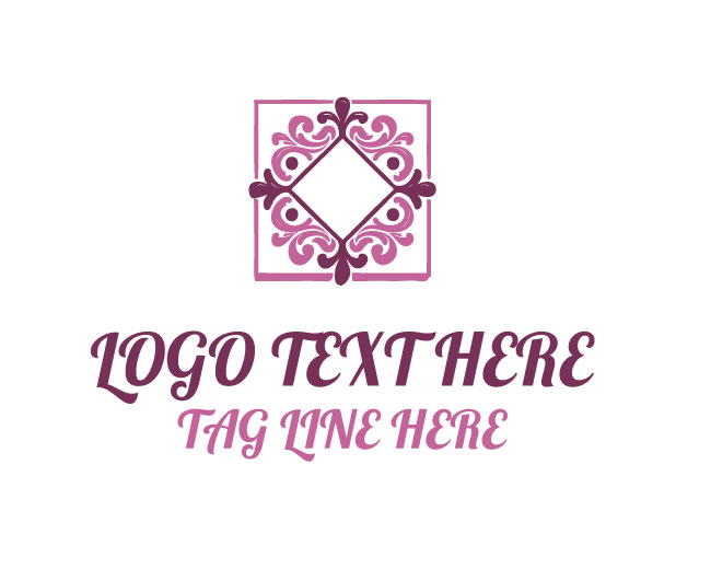 Luxury Floral Frame Logo