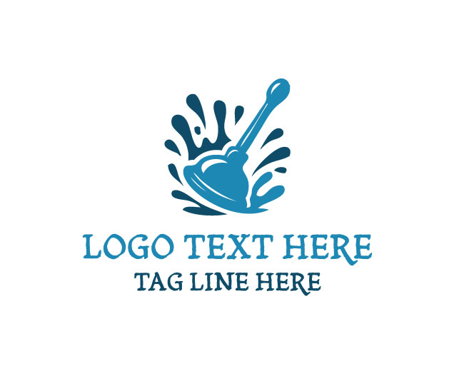 Geometric Plunger Logo