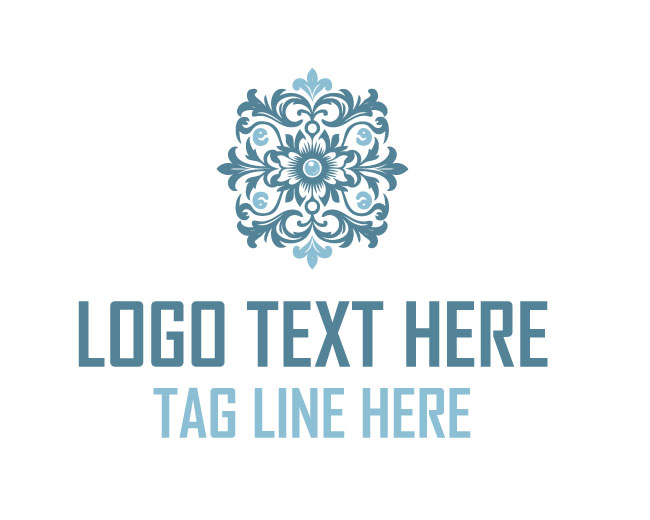 Premium Floral Ornament Logo