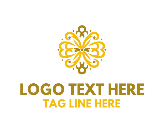 Majestic Floral Decorative Logo
