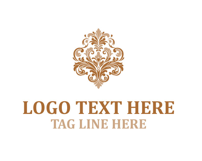 Deluxe Floral Decorative Logo