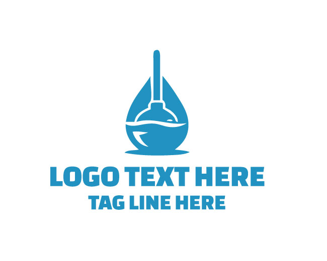 Blue Collar Plunger Logo