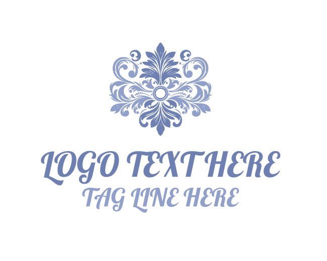 Refined Floral Frame Logo
