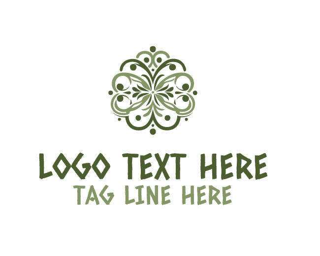 Regal Floral Decorative Logo