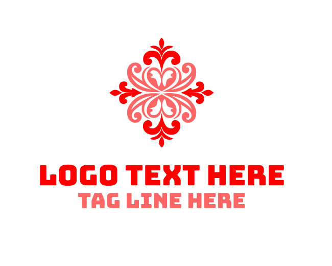  Luxe Floral Ornament Logo