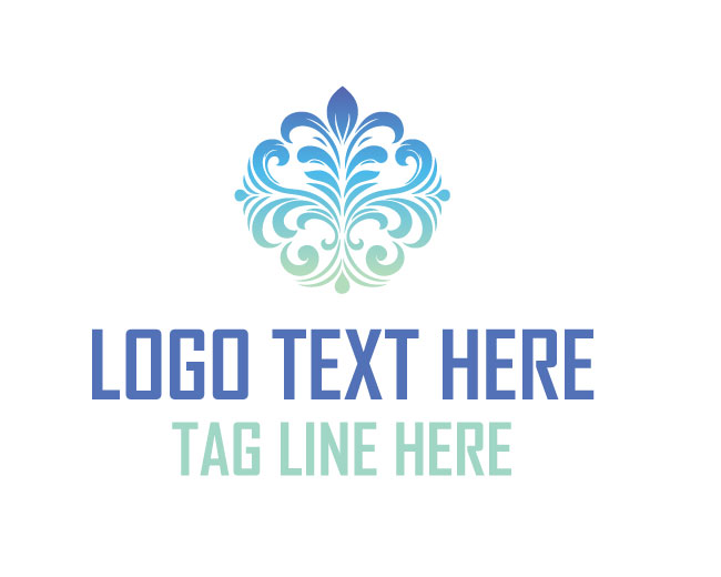  Ornate Floral Frame Logo