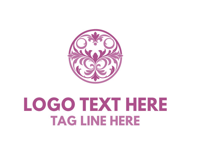 Serenity Floral Frame Logo