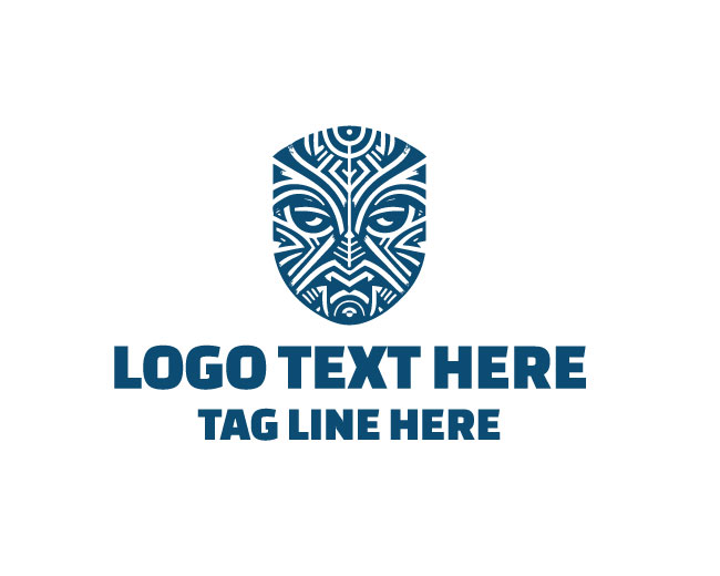 Royal Maori Mask Logo