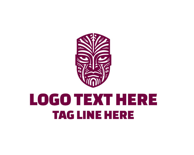 Gaming Maori Mask Logo