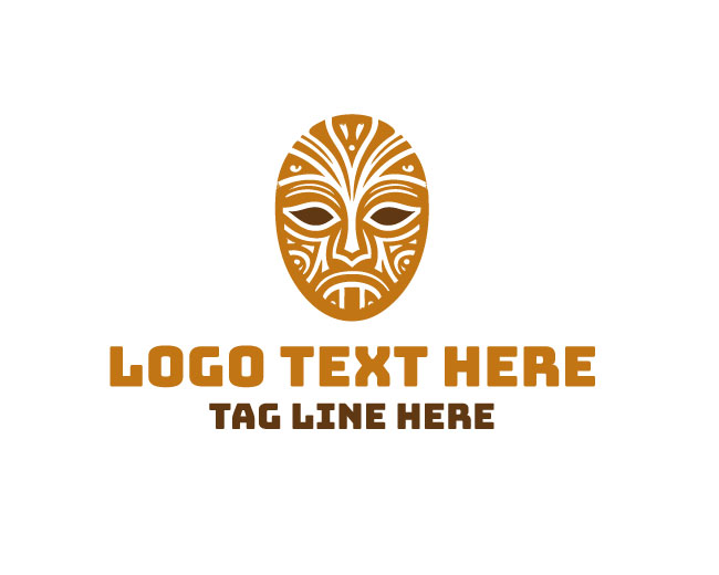  Decorative Maori Mask Logo