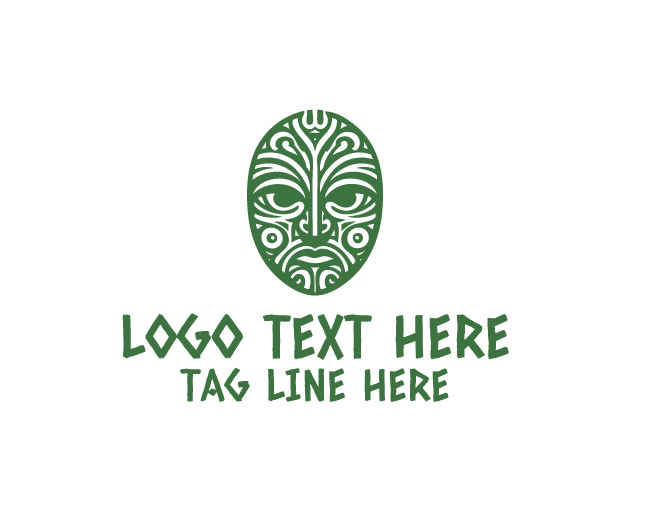 Warrior Spirit Maori Mask Logo