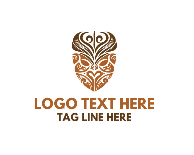 Savage Maori Mask Logo