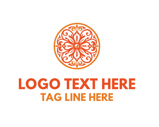 Refined Botanical Decorative Logo