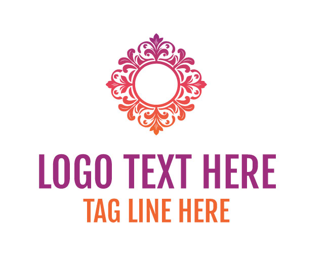 Platinum Floral Ornament Logo