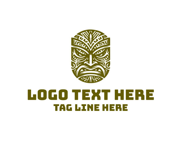 Spirit Maori Mask Logo