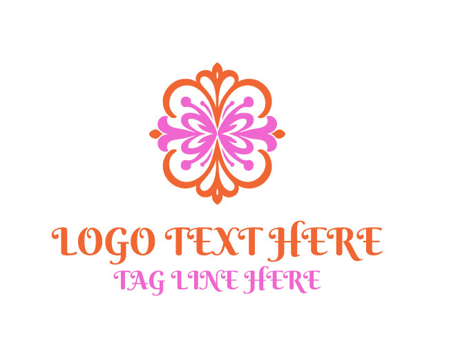 Divine Floral Decorative Logo