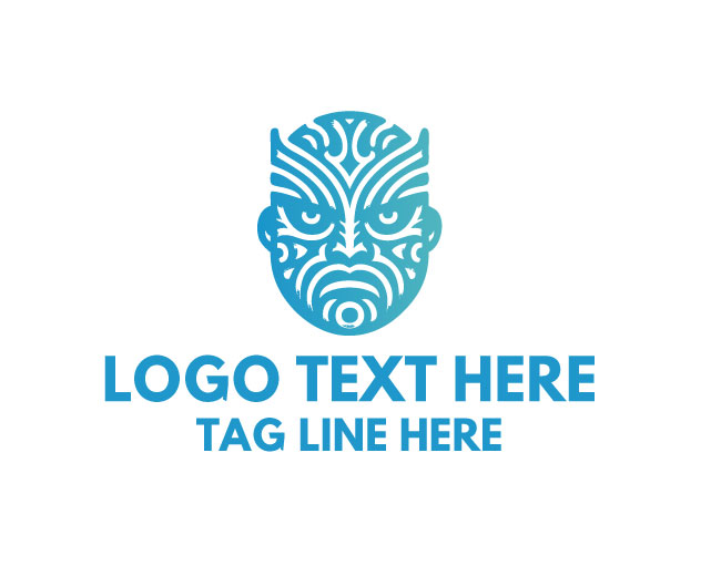 Shadow Maori Mask Logo