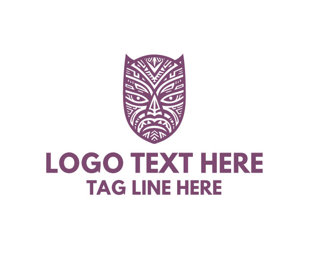 Heritage Maori Mask Logo