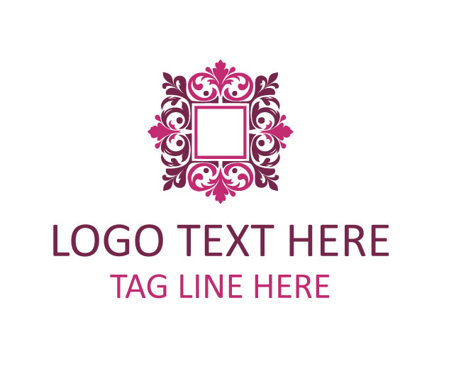 Deluxe Floral Ornament Logo