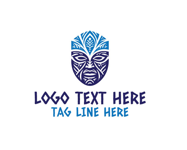 Primal Maori Mask Logo