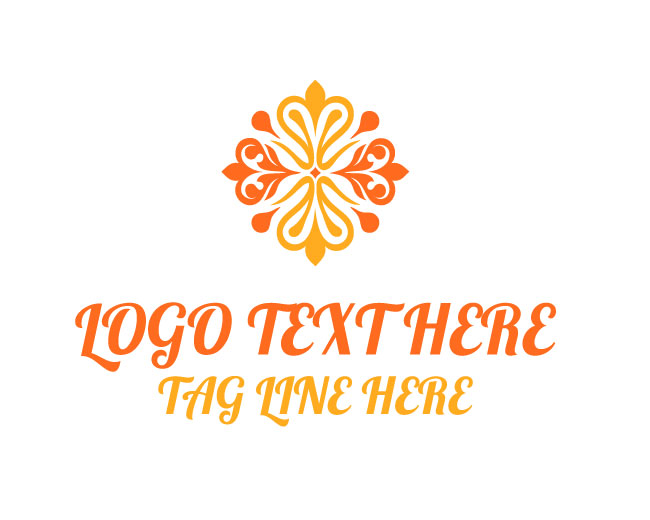 Premium Floral Crest Logo