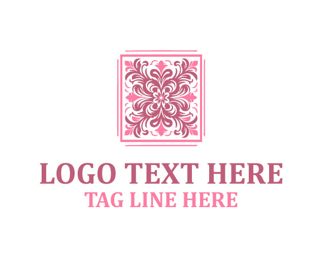 Imperial Luxury Floral Frame Logo