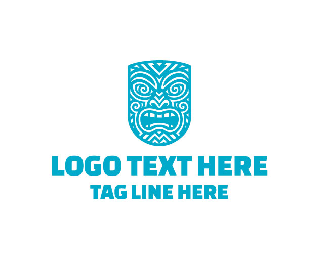 Lava Maori Mask Logo