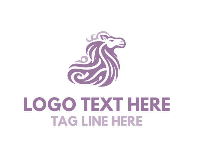 Nomadic Desert Camel Logo