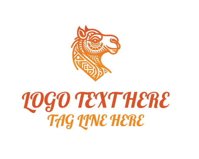 Tribal Sand Camel Logo