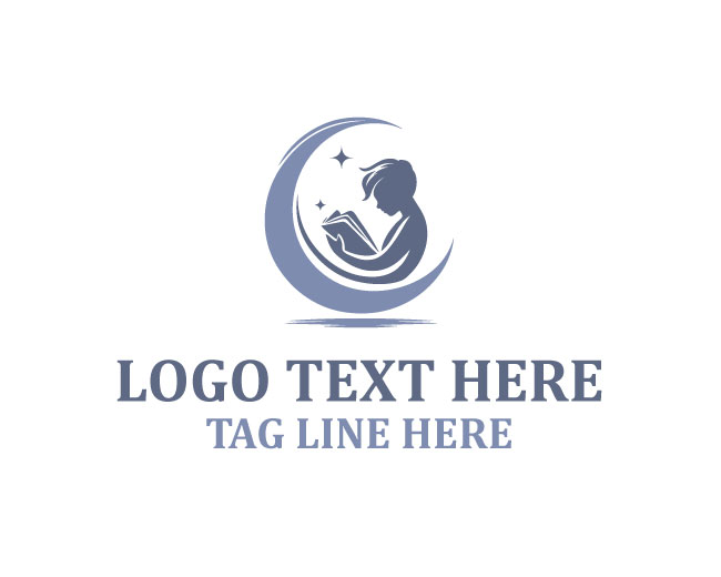 Little Reader Moon Logo