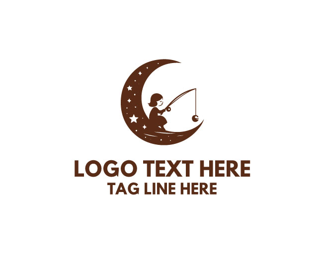  Magic Night Moon Kid Logo