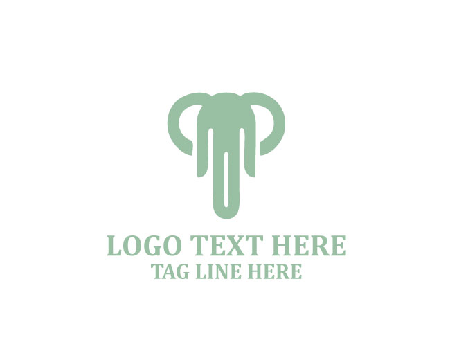 Modern Elephant Line Logo
