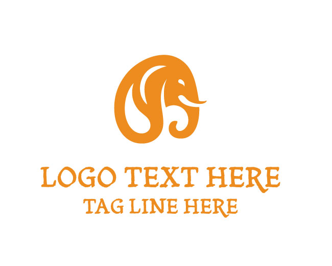 Minimal Elephant Logo