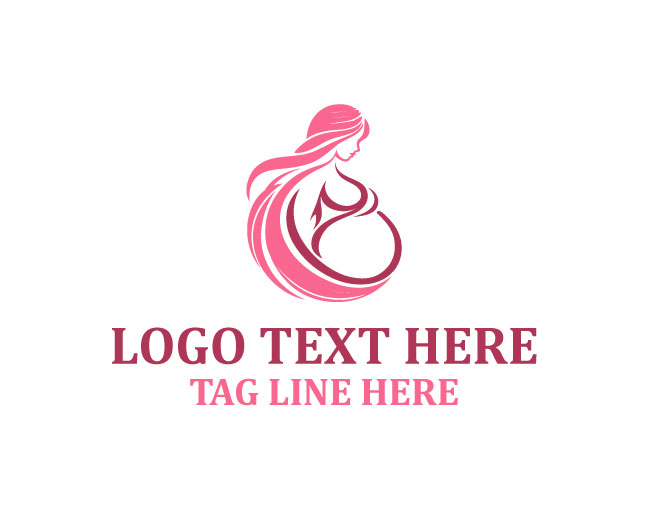 Pregnancy Leaf Logo