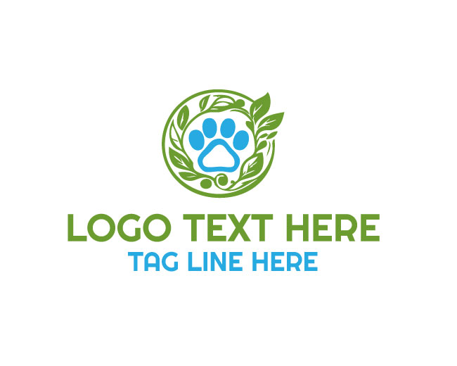 Eco Natural Paw Logo