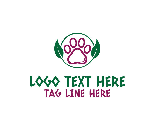 Soft Natural Paw Logo