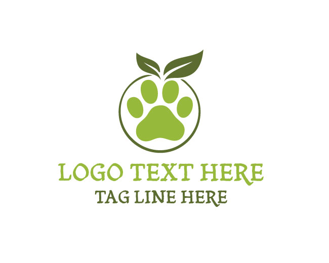 Clean Natural Paw Logo
