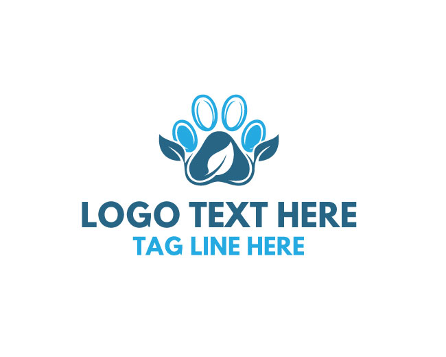 Forest Natural Paw Logo