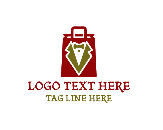 Trendy Man Fashion Shopping Logo