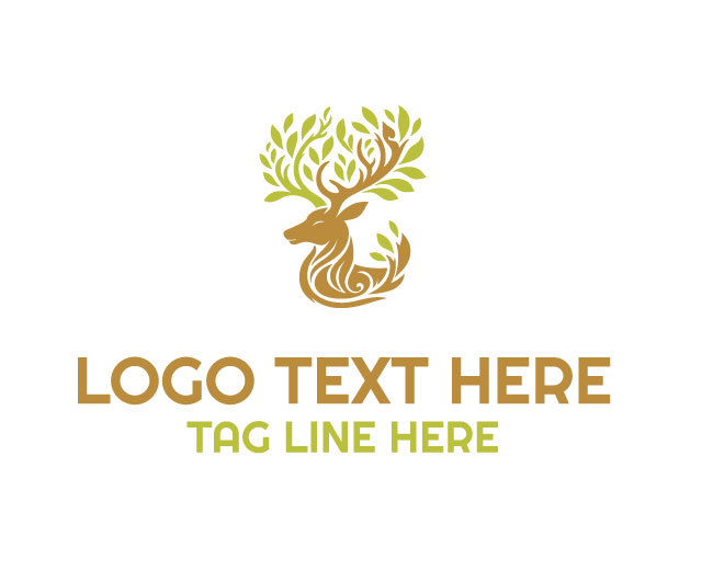 Deer Forest Harmony Logo