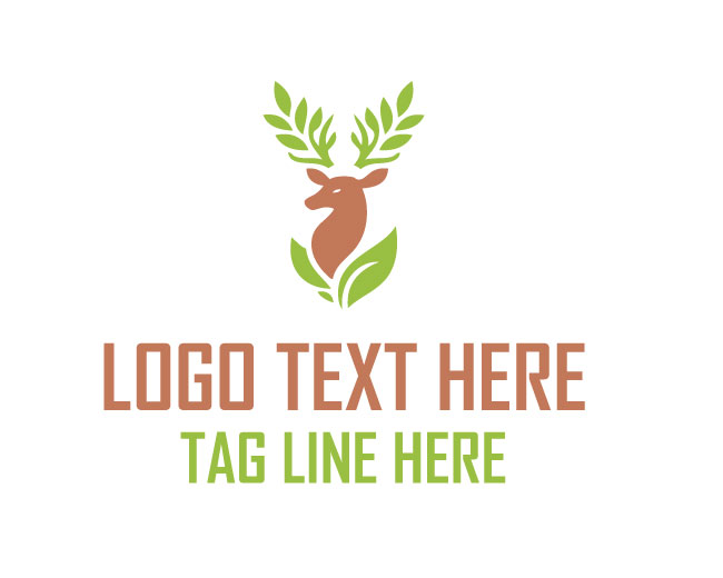 Wild Nature Deer Logo
